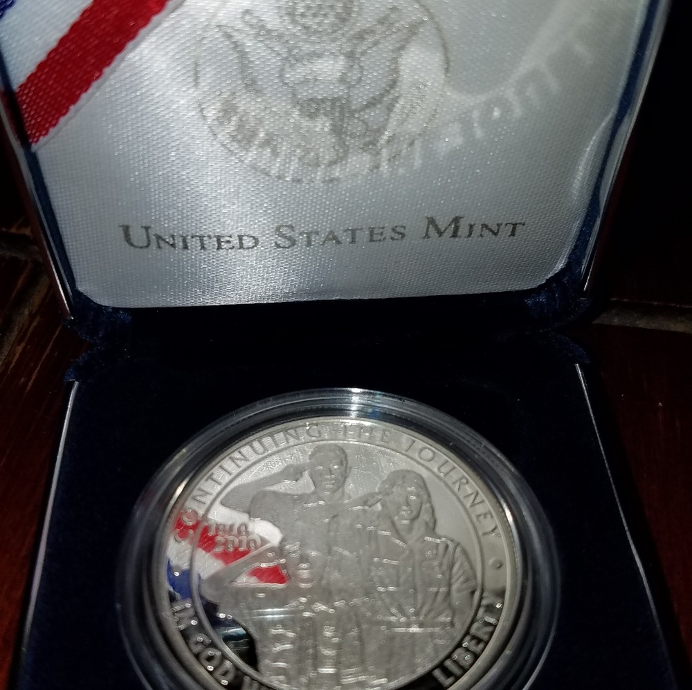 100 year old boy scout coin. 1st Addition.  Proof